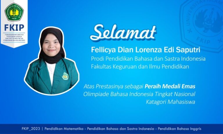 UNISDA Bangga, Fellicya Bawa Pulang Medali Emas Kompetisi Sains Merdeka Indonesia