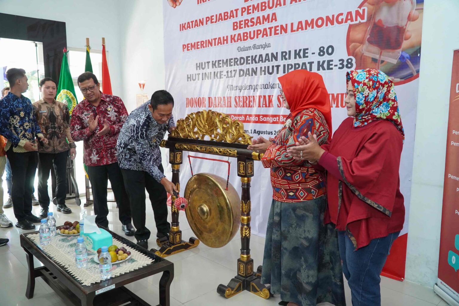 Dukung Lamongan Sehat, INI dan IPPAT Lamongan Rayakan HUT dengan Donor Darah Serentak